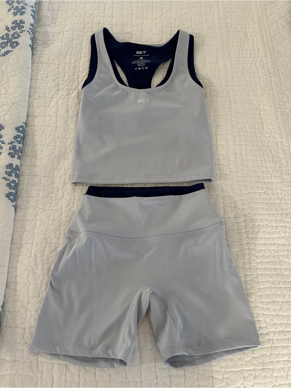SET Active Lux Studio Tank & Biker Short Set